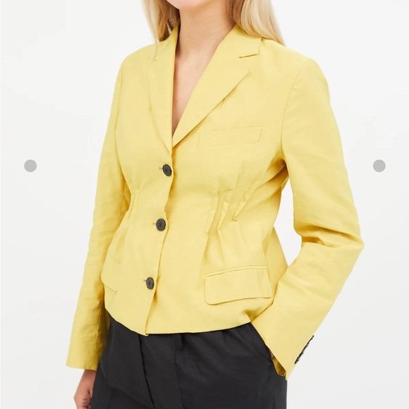 Dries Van Noten Yellow Blazer 36 - Picture 3 of 7